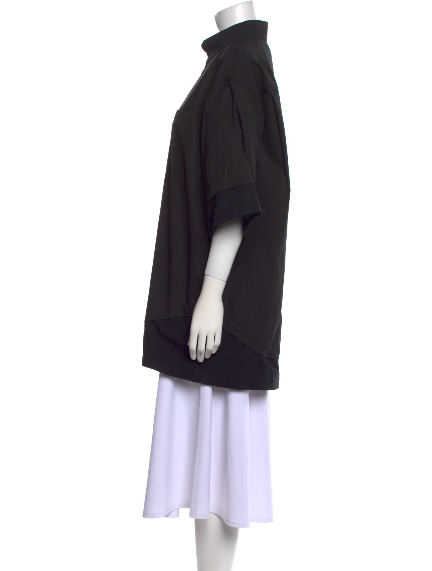 Balenciaga 2022 Mock Neck Tunic