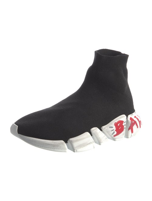 Balenciaga Speed Trainer 2.0 'Graffiti' Sock Sneakers