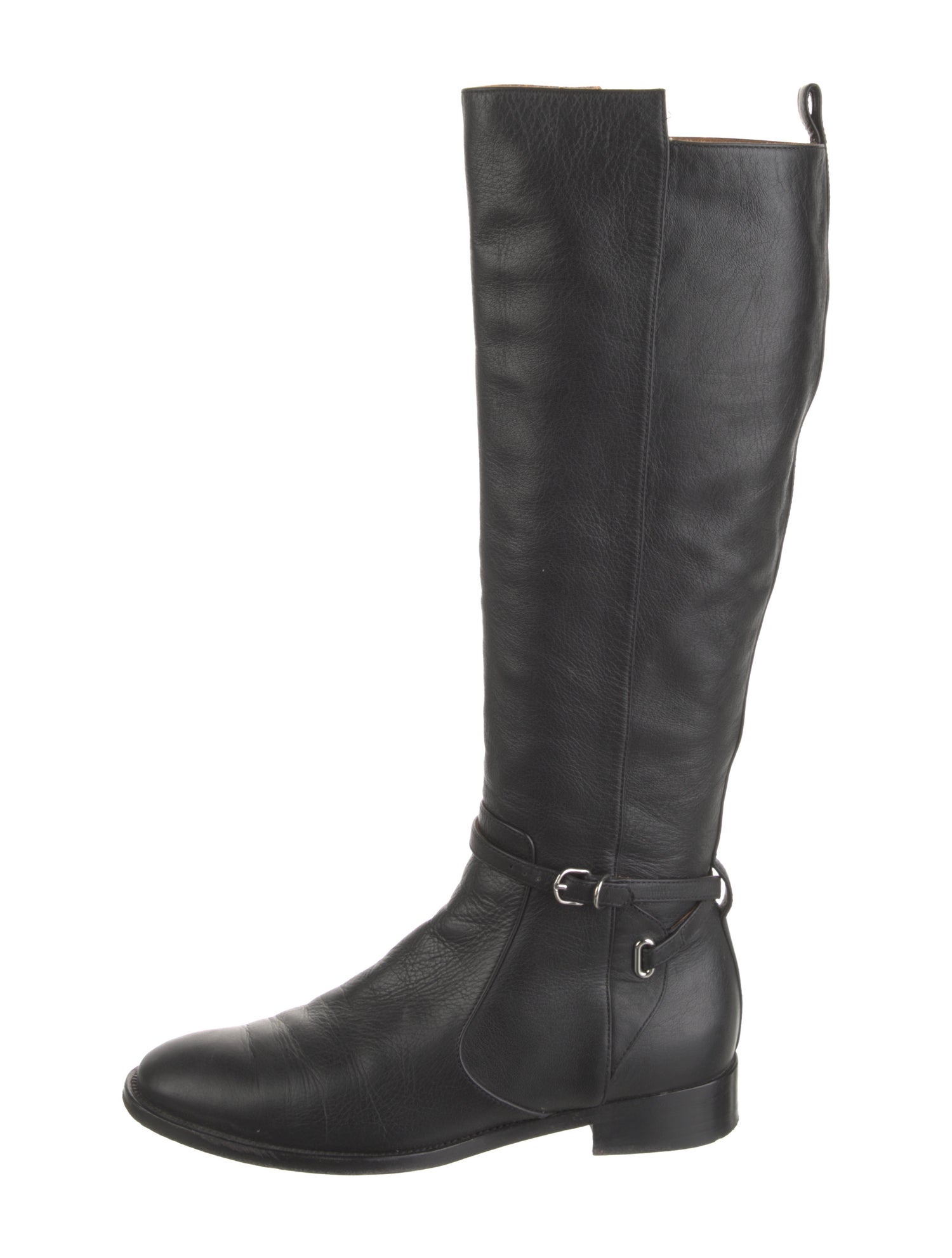 Balenciaga Leather Riding Boots