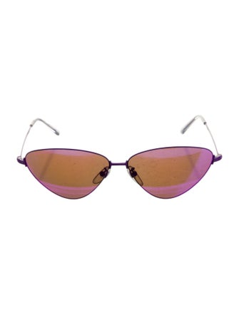 Balenciaga Cat-Eye Mirrored Sunglasses