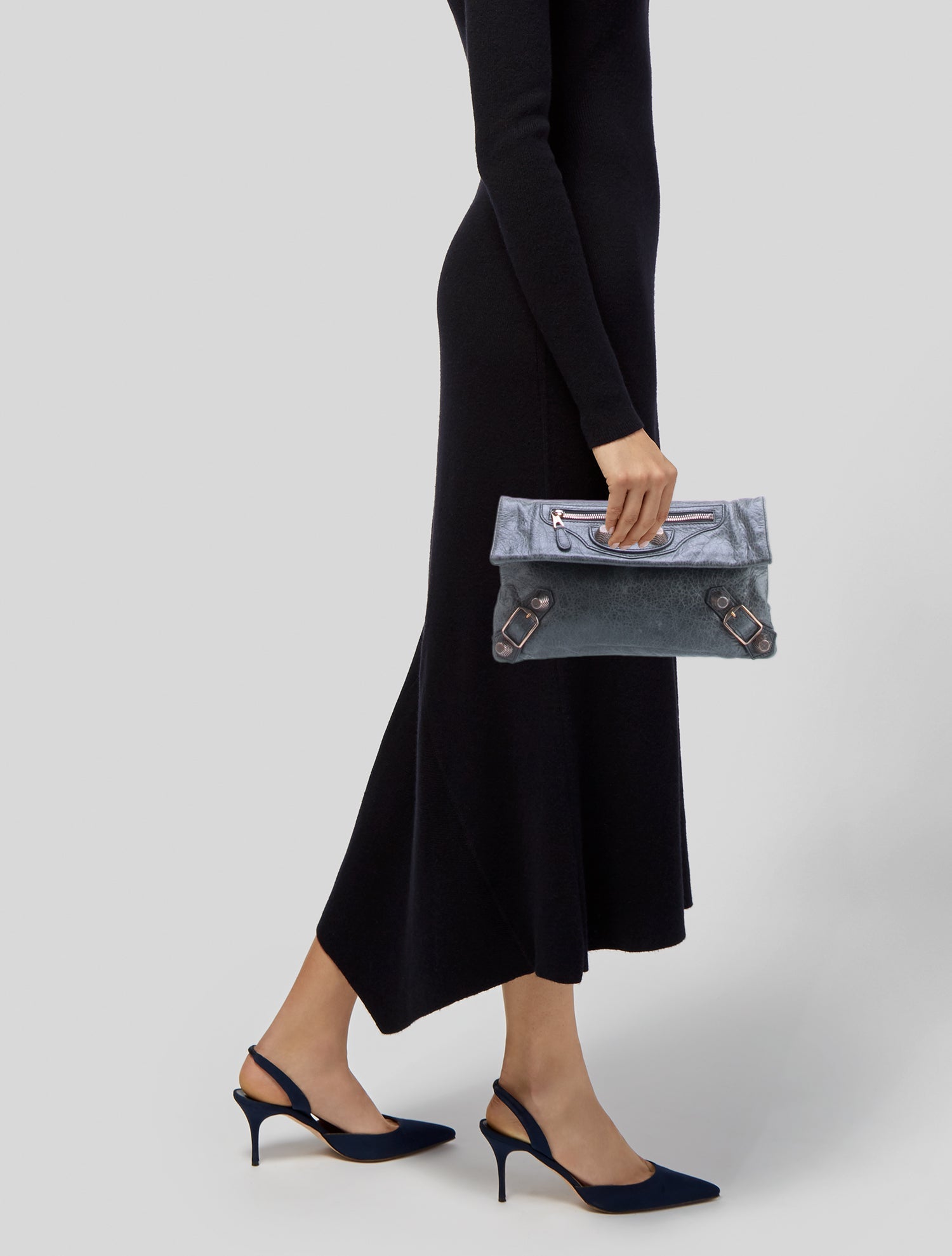 Balenciaga Leather Clutch