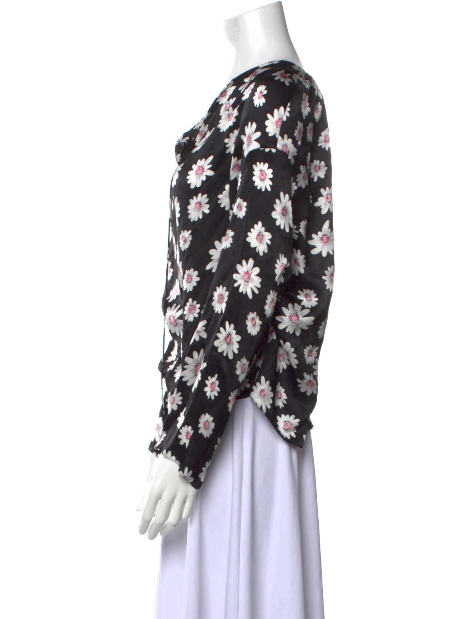 Balenciaga 2018 Silk Blouse