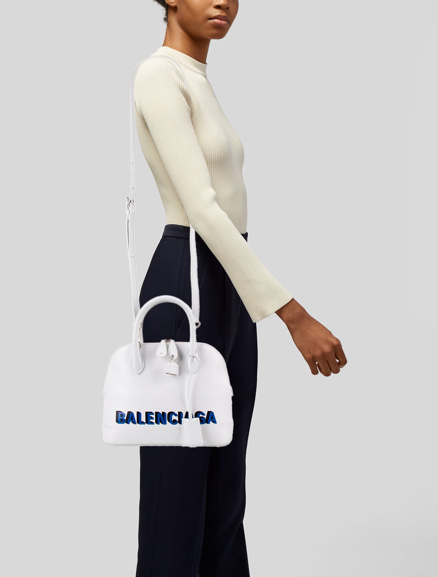 Balenciaga Leather Top Handle Bag