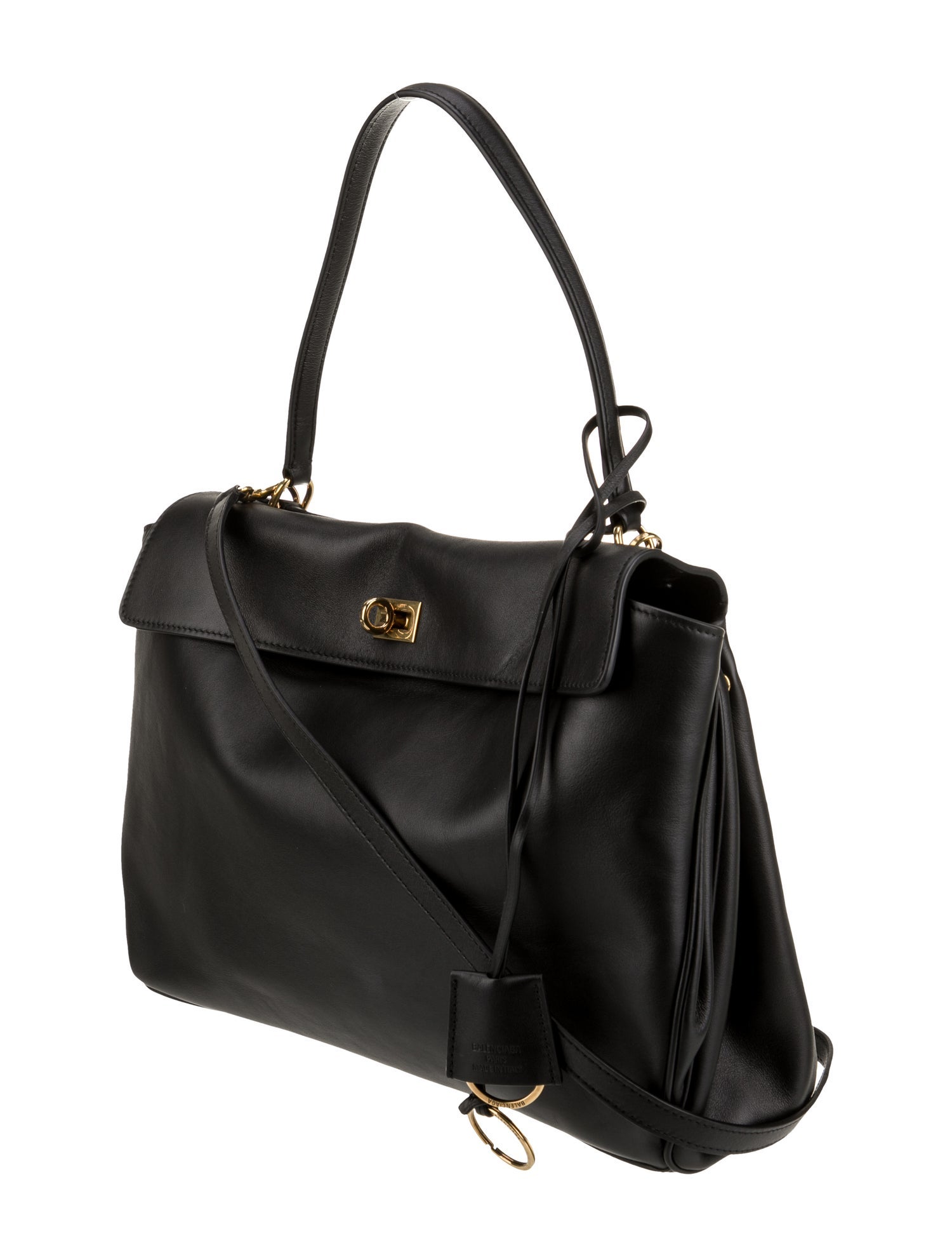 Balenciaga Leather Bucket Bag