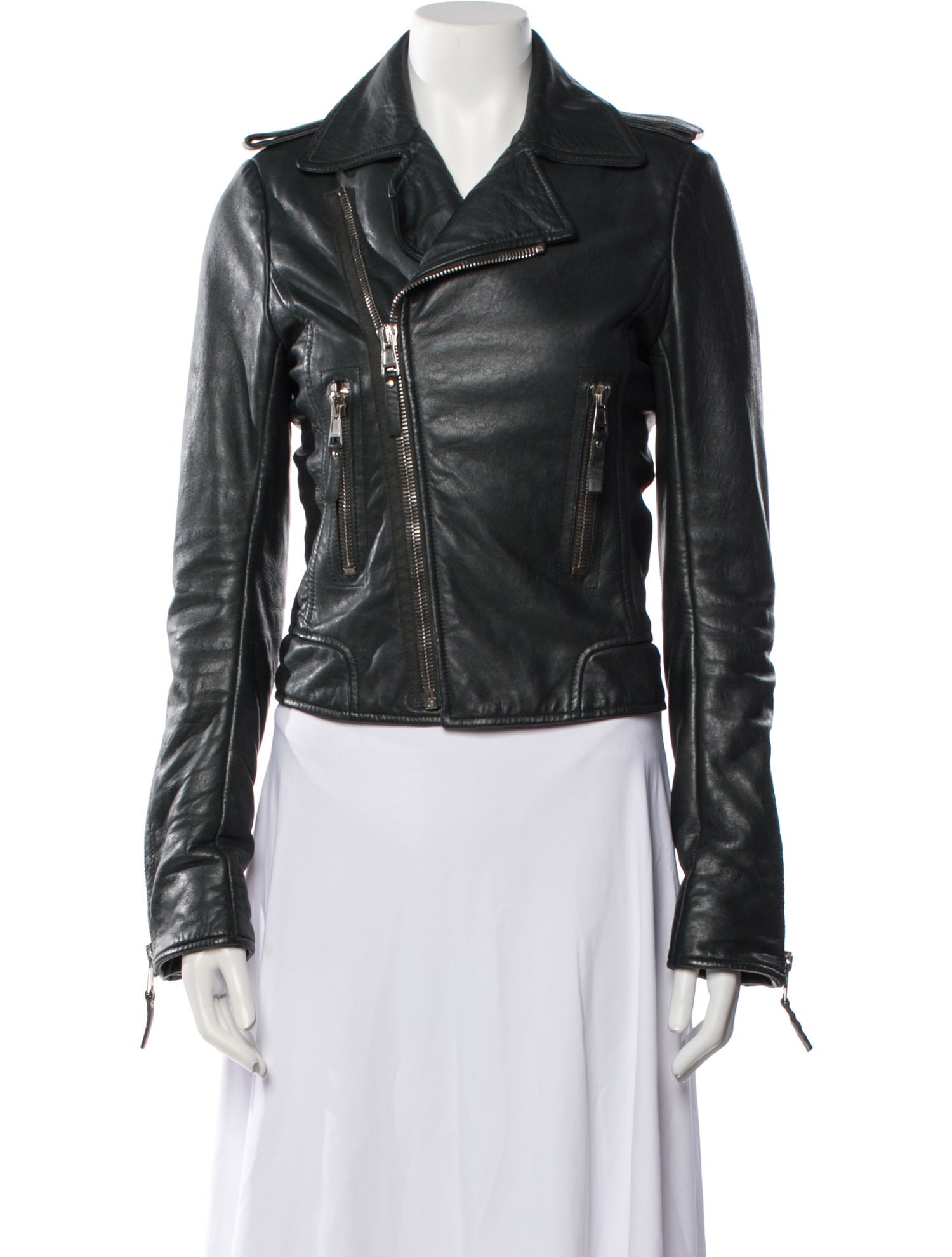Balenciaga 2014-2015 Leather Biker Jacket