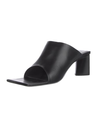 Balenciaga Leather Slides