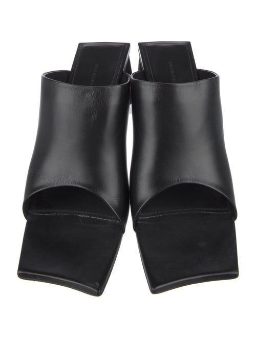 Balenciaga Leather Slides
