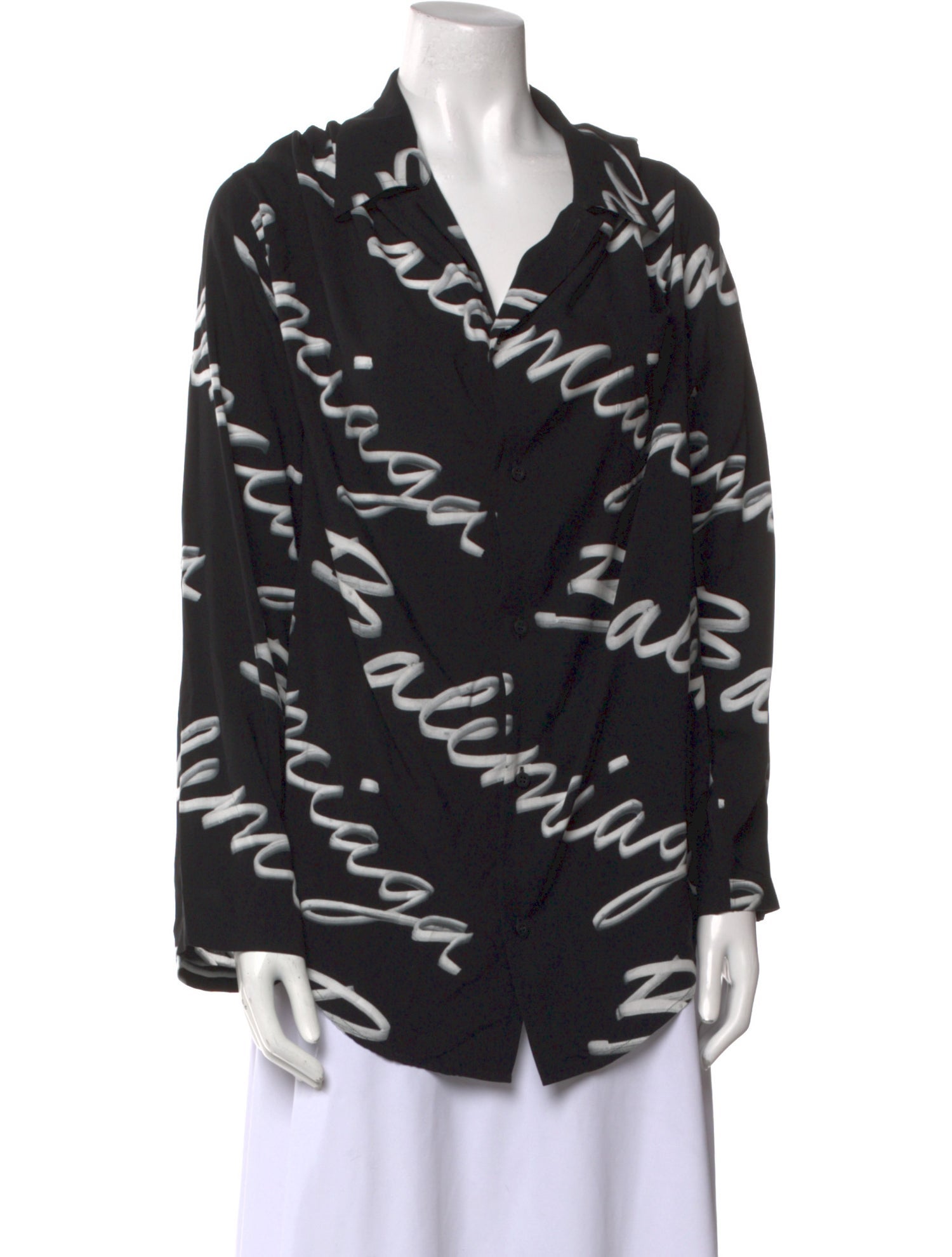 Balenciaga 2022 Printed Tunic