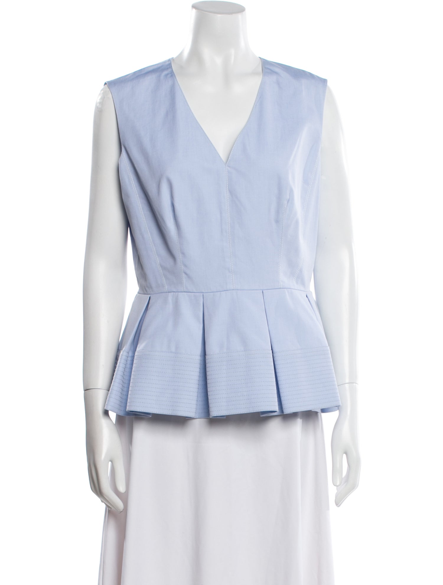 Balenciaga 2015 V-Neck Blouse