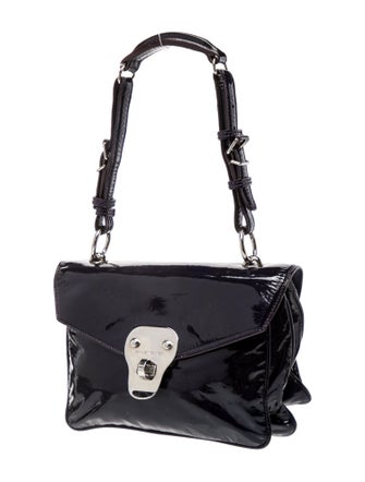 Balenciaga Patent Leather Patent Leather Satchel Small