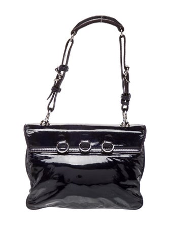 Balenciaga Patent Leather Patent Leather Satchel Small