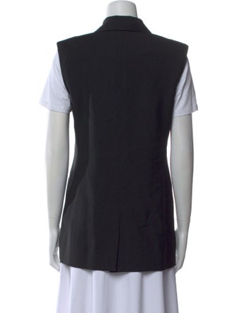 Balenciaga 2013 Wool Button-Up Top