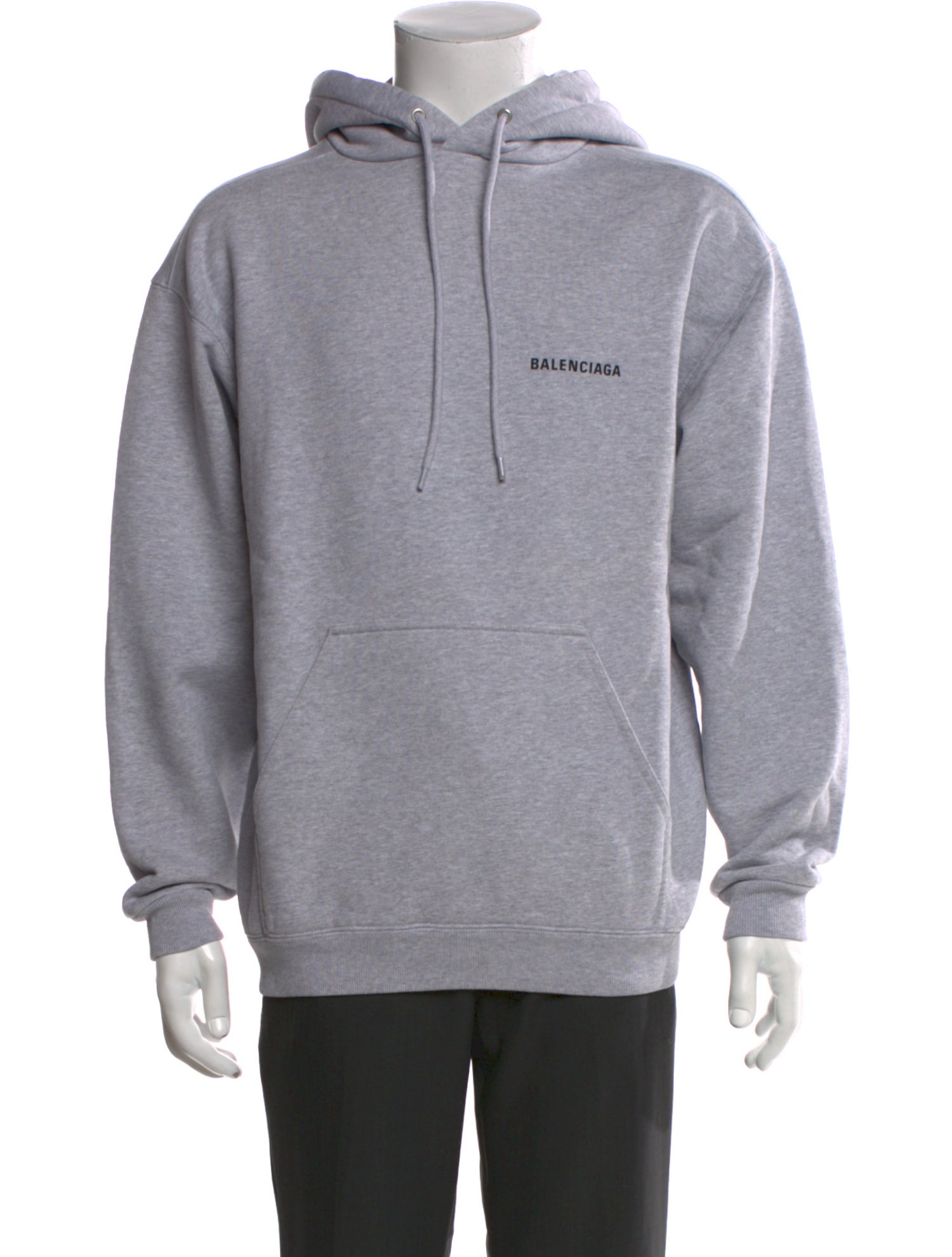 Balenciaga 2020 Oversize Top Model Hoodie w/ Tags - Black