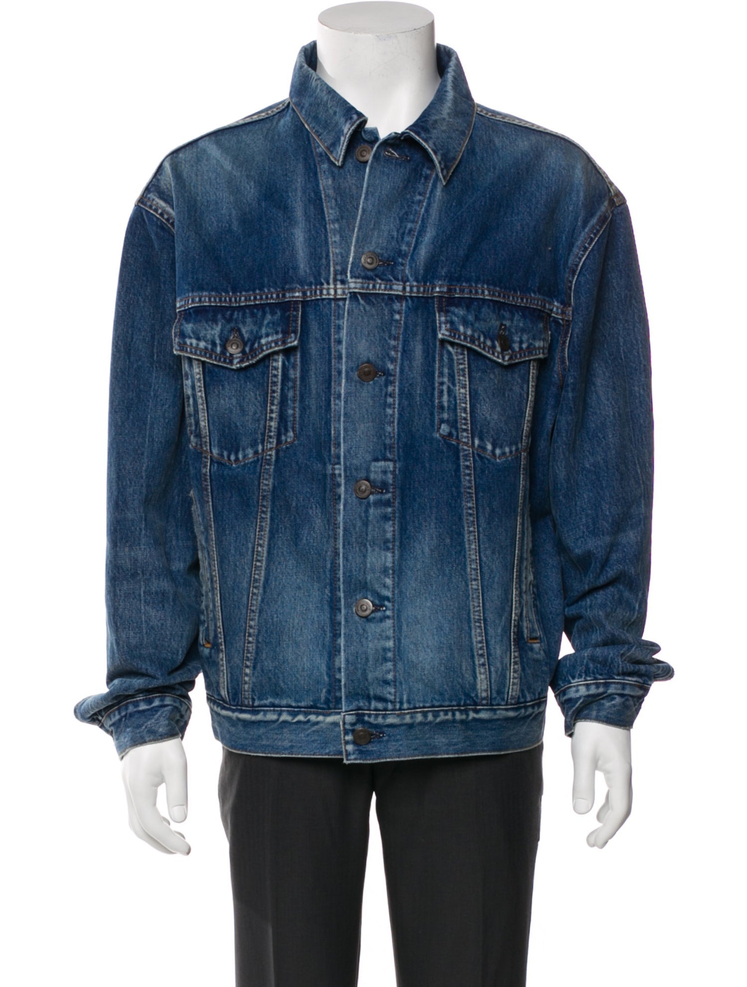 Balenciaga 2017 BB Denim Jacket