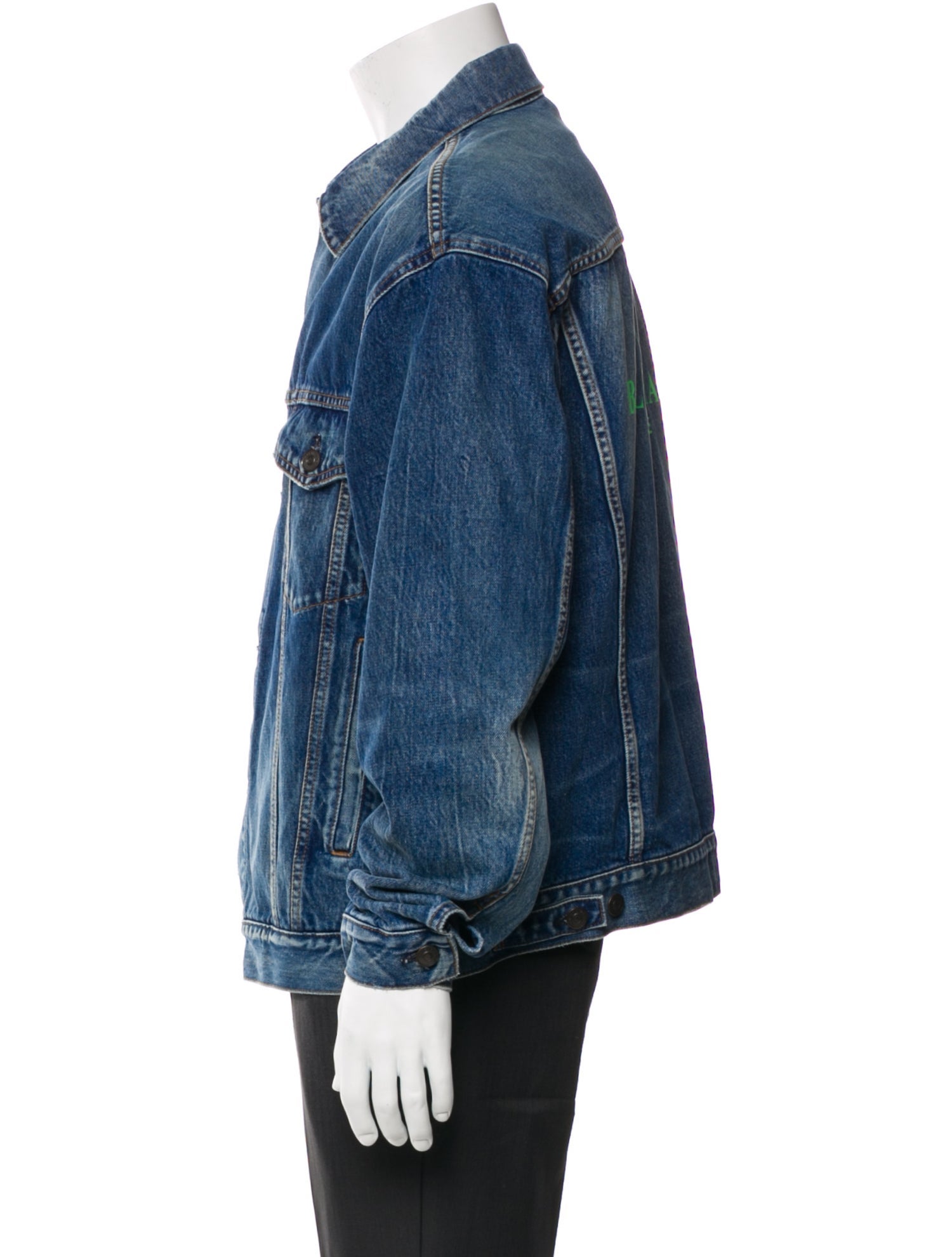 Balenciaga 2017 BB Denim Jacket