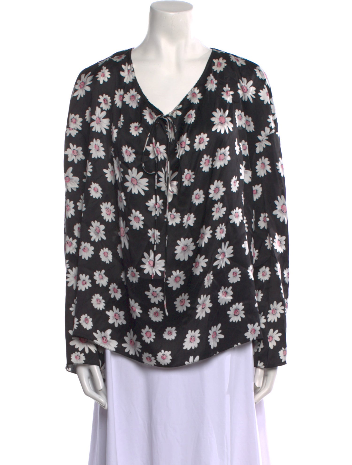 Balenciaga 2017 Silk Blouse