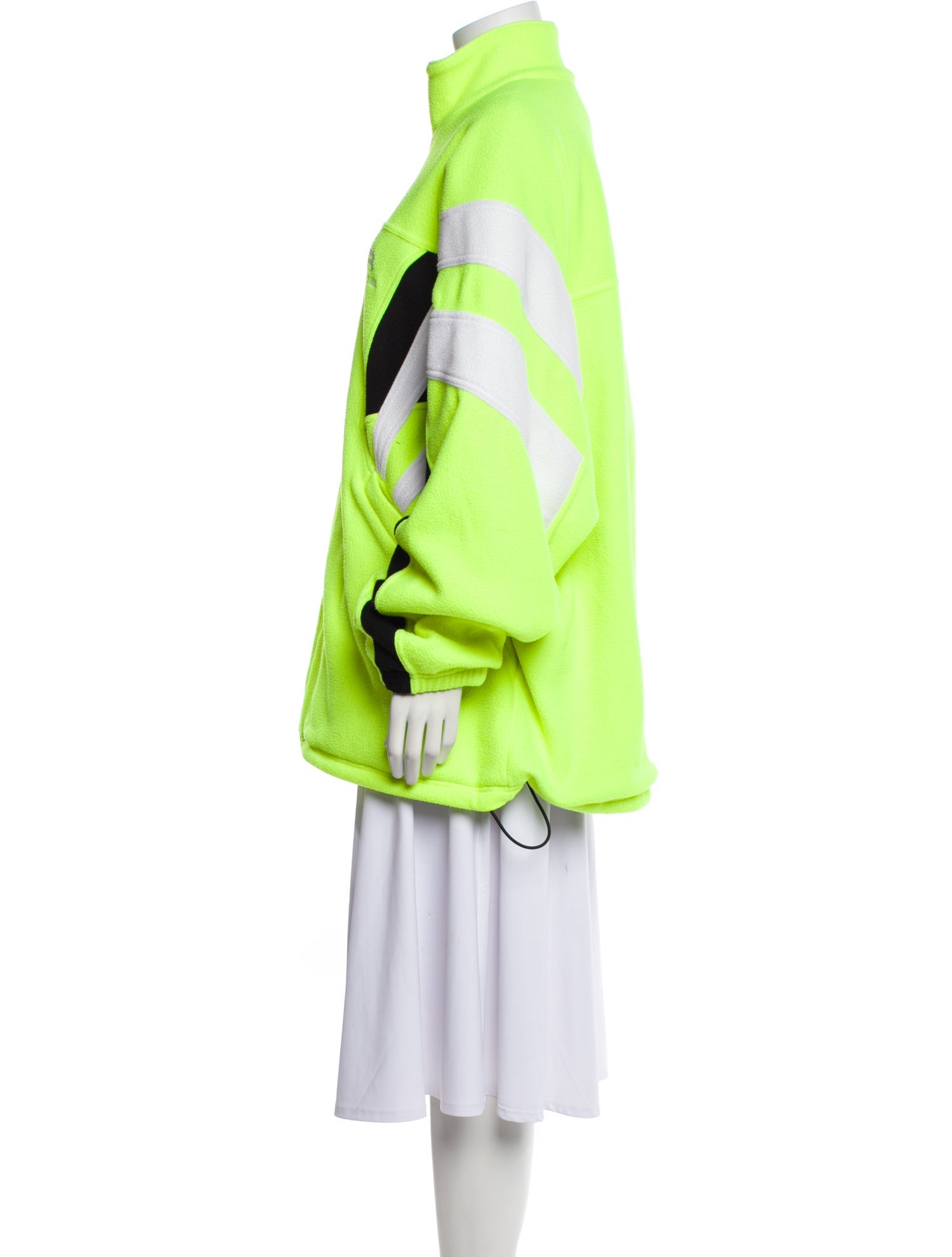 Balenciaga 2021 'Sporty B' Fleece Coat