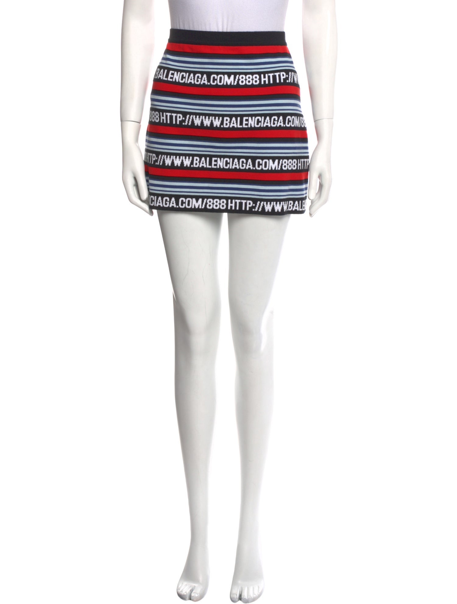 Balenciaga Printed Mini Skirt