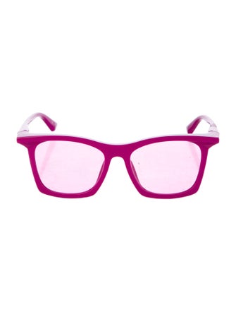 Balenciaga Square Mirrored Sunglasses