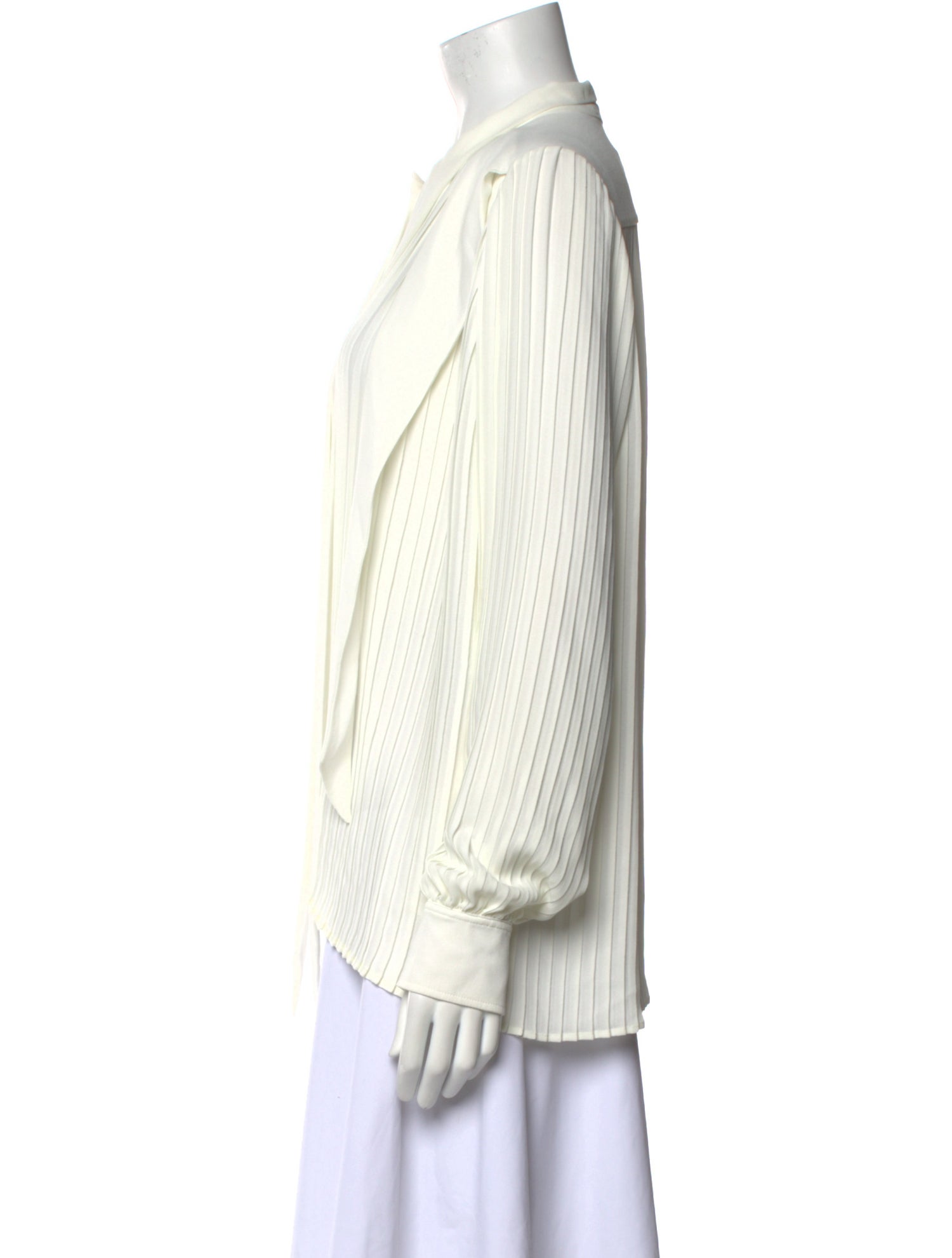 Balenciaga 2017 V-Neck Blouse