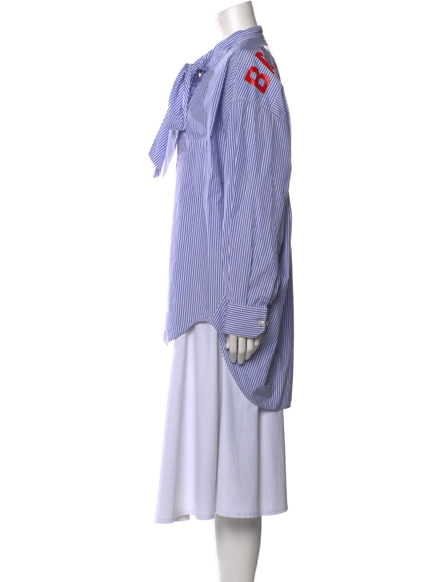 Balenciaga 2018 Striped Tunic