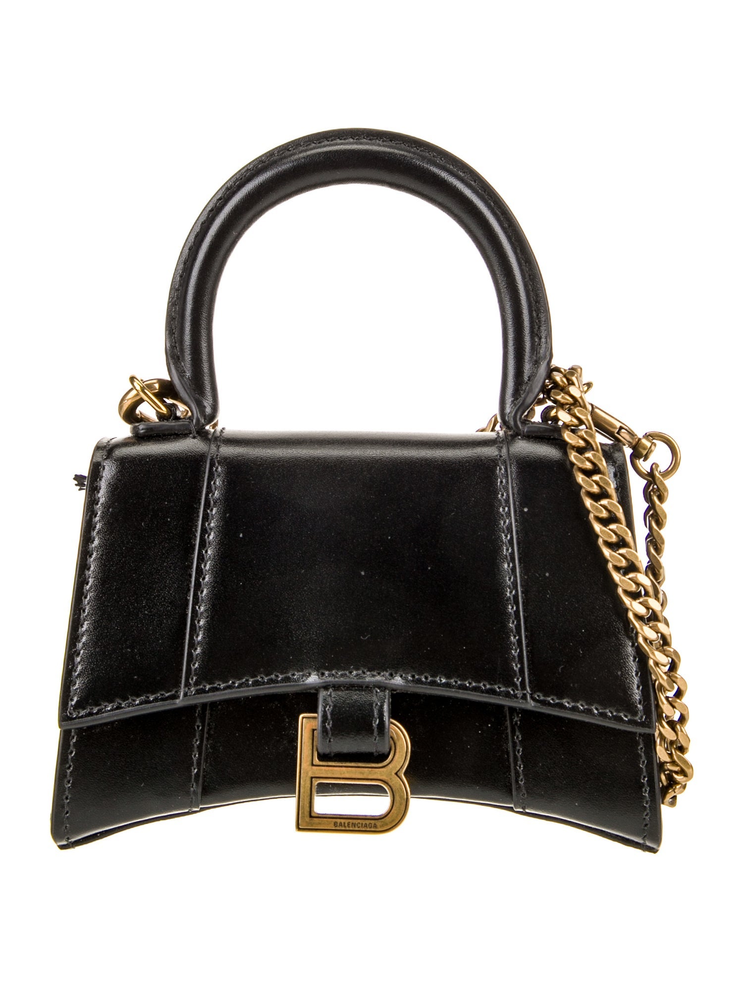 Balenciaga Leather Hourglass Mini 2022