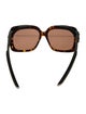Balenciaga Square Tinted Sunglasses