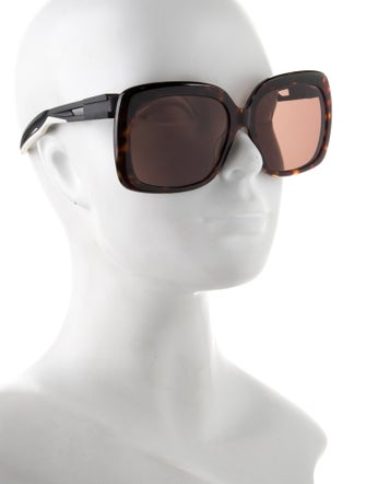 Balenciaga Square Tinted Sunglasses