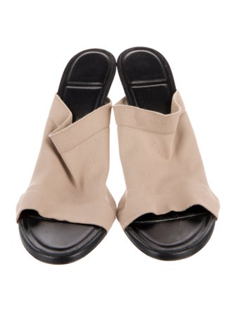 Balenciaga Printed Slides