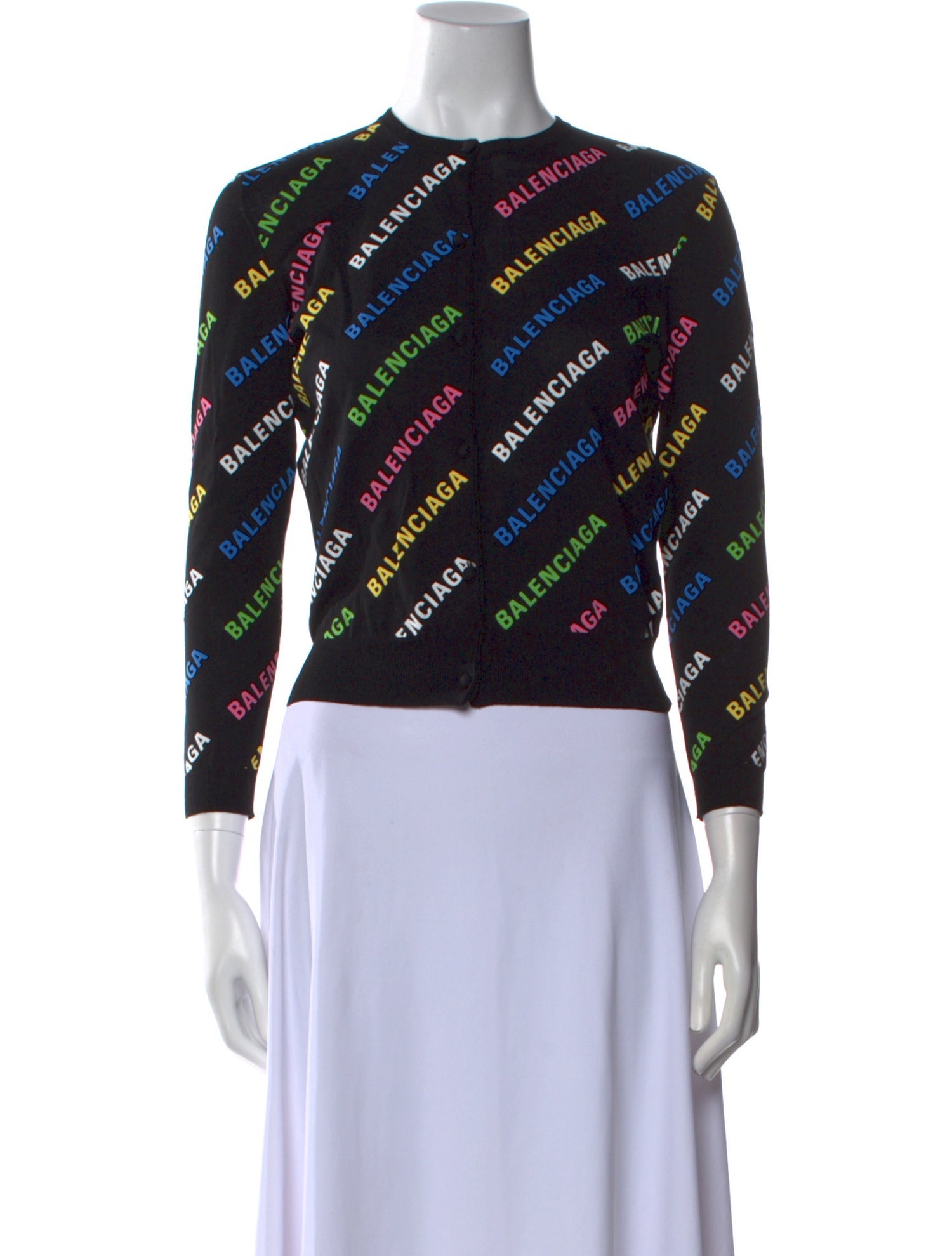 Balenciaga 2021 'All Over' Sweater w/ Tags