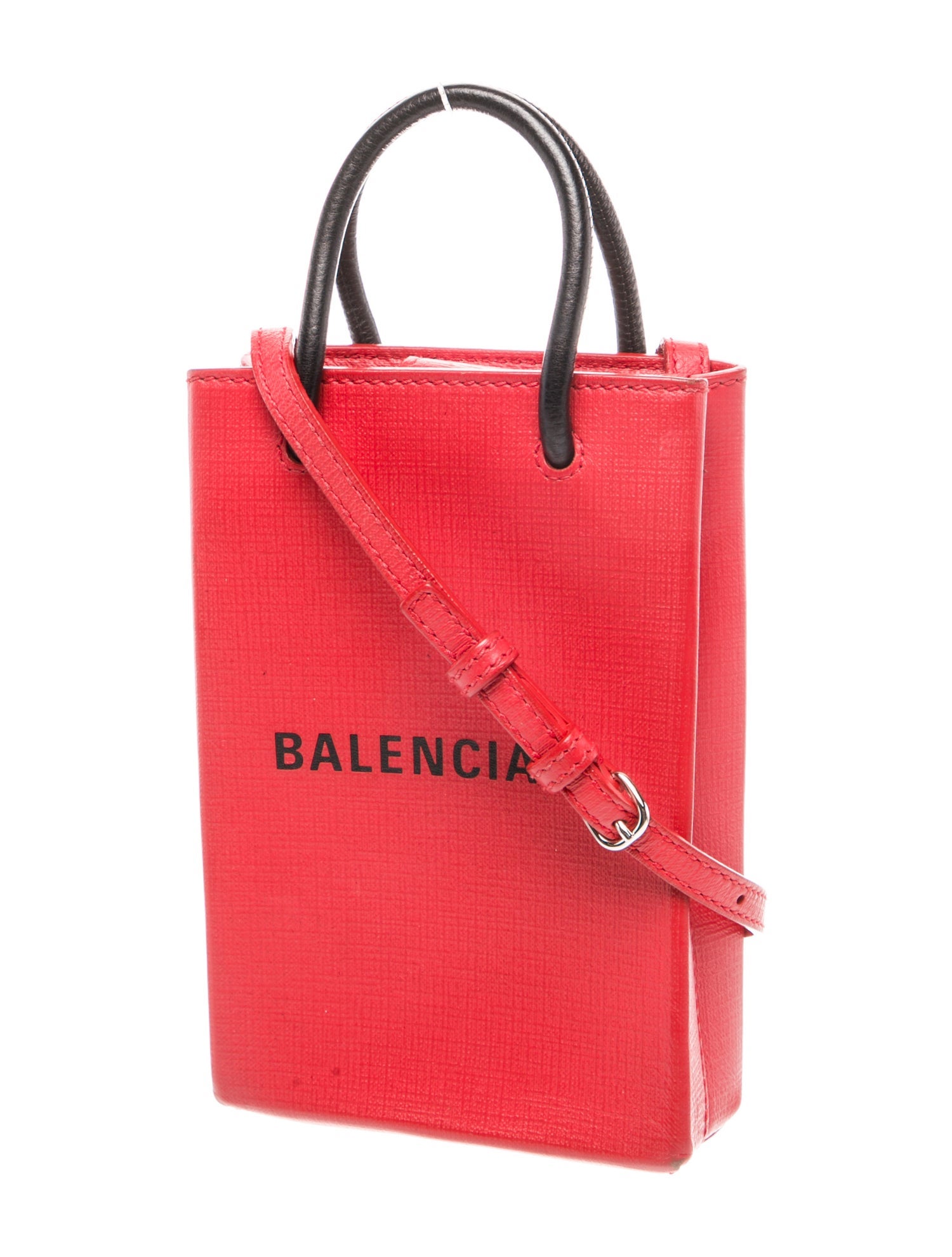 Balenciaga Leather Bucket Bag