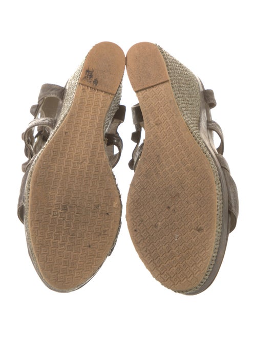 Balenciaga Leather Studded Accents Espadrilles