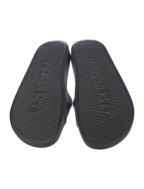 Balenciaga Rubber Graphic Print Slides