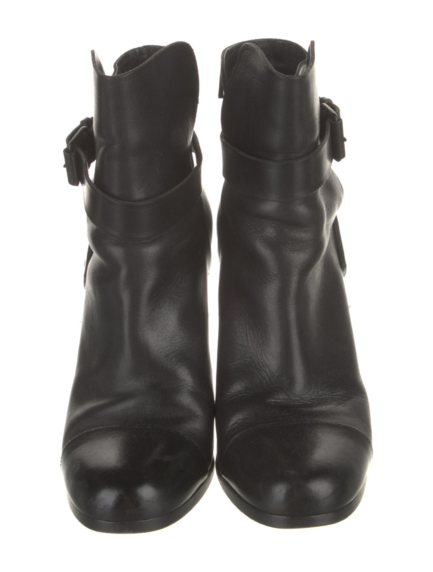 Balenciaga Leather Lace-Up Boots