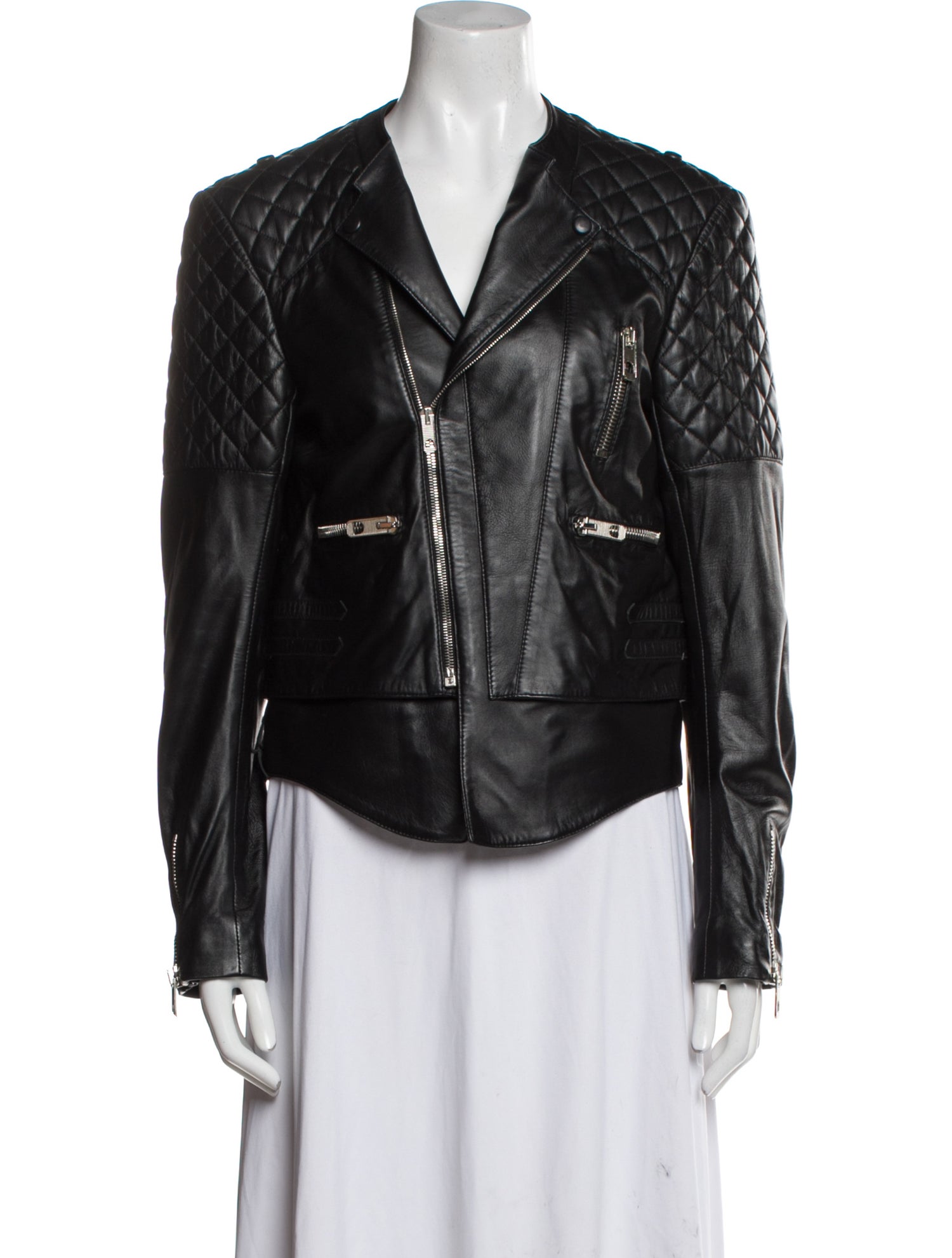 Balenciaga 2012 Leather Biker Jacket