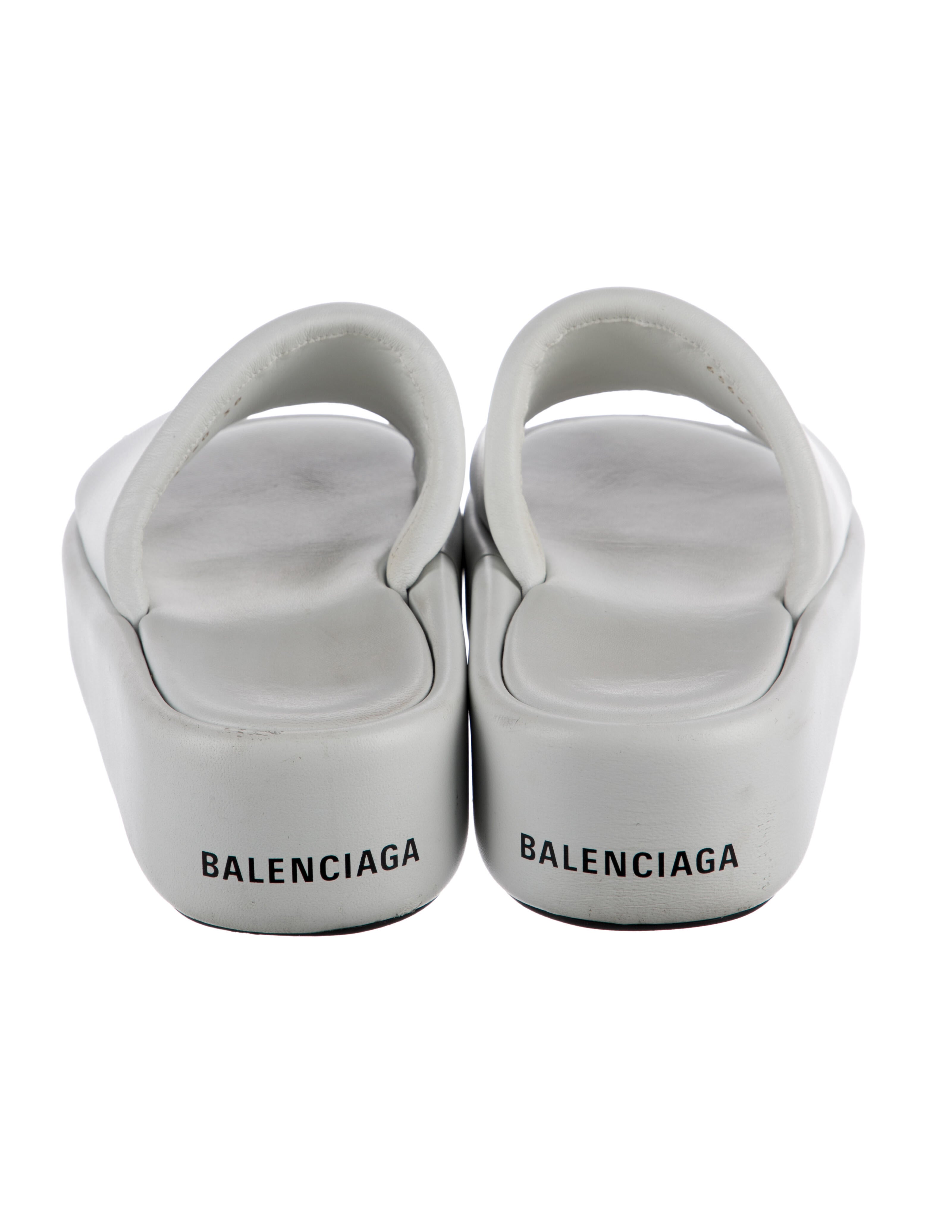 Balenciaga Rise Leather Slides