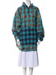 Balenciaga 2022 Plaid Print Coat