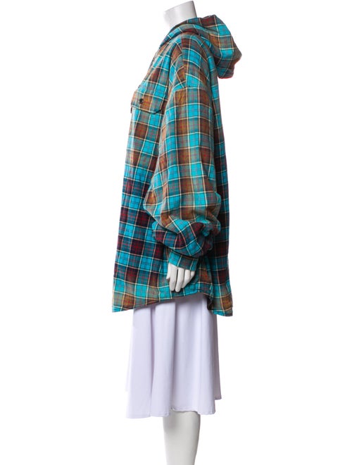 Balenciaga 2022 Plaid Print Coat