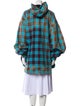 Balenciaga 2022 Plaid Print Coat