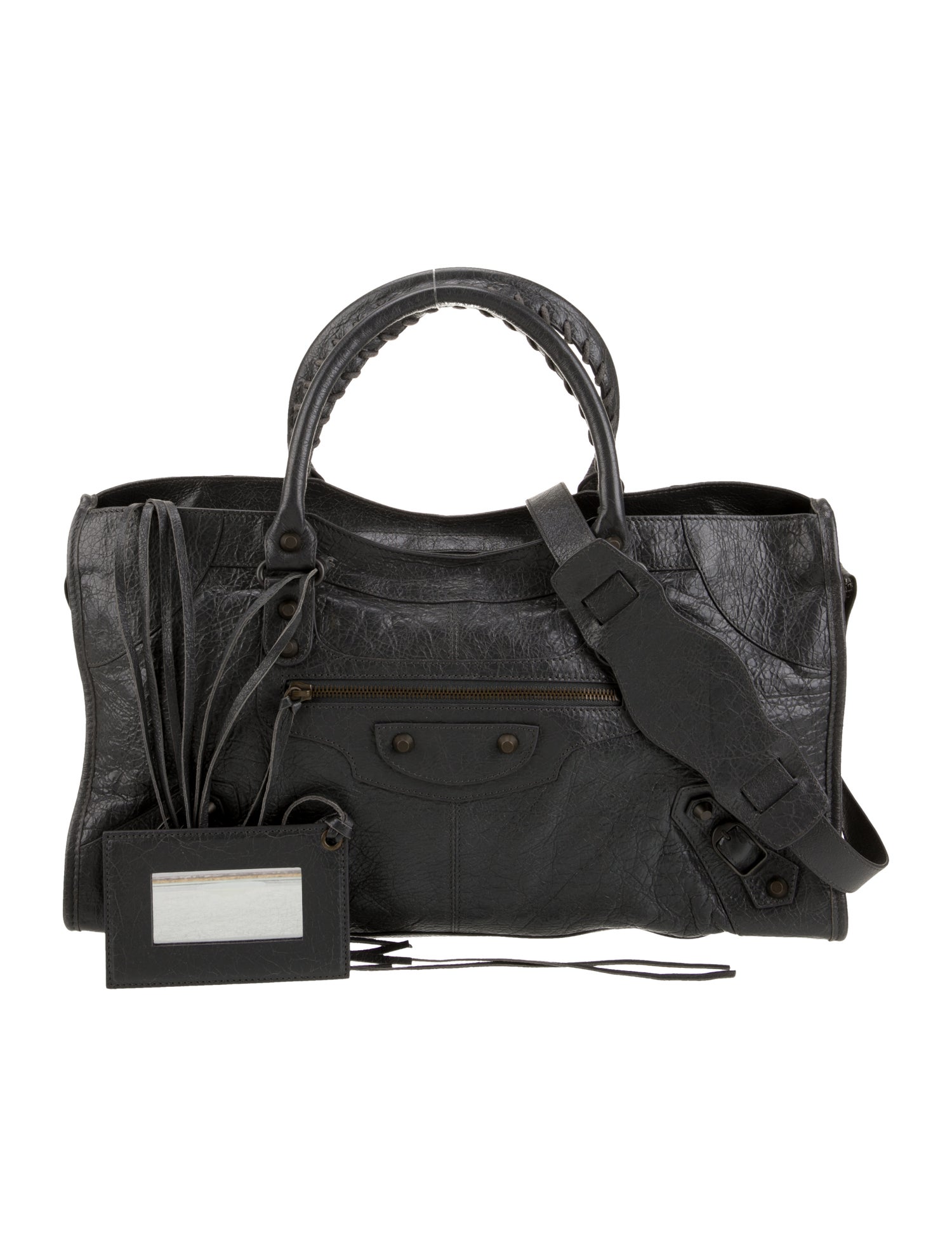 Balenciaga Leather Top Handle Bag