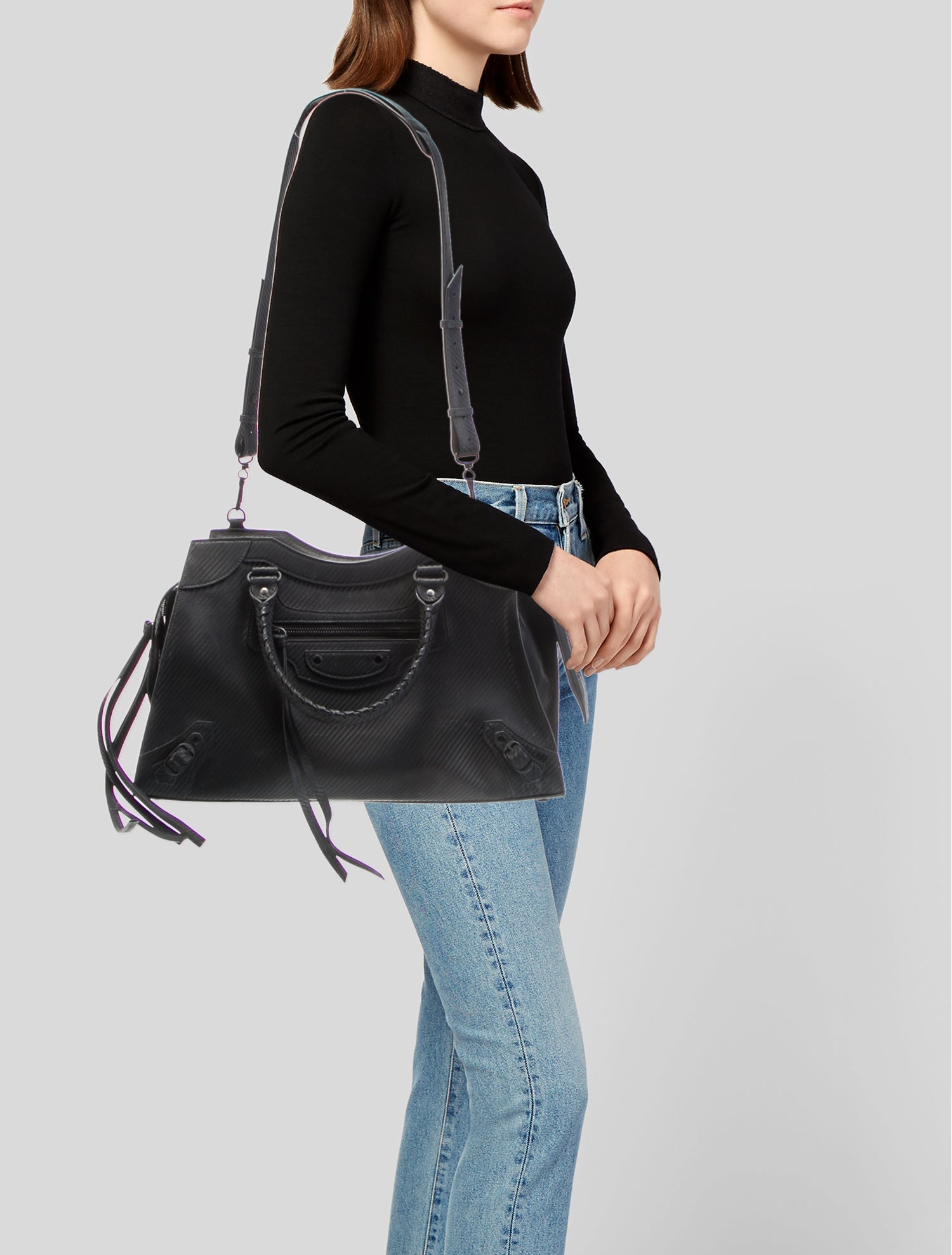 Balenciaga Leather Top Handle Bag 2022