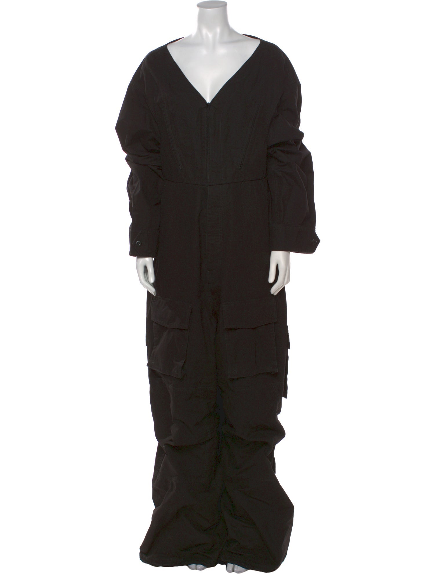 Balenciaga 2022 Plunge Neckline Jumpsuit w/ Tags