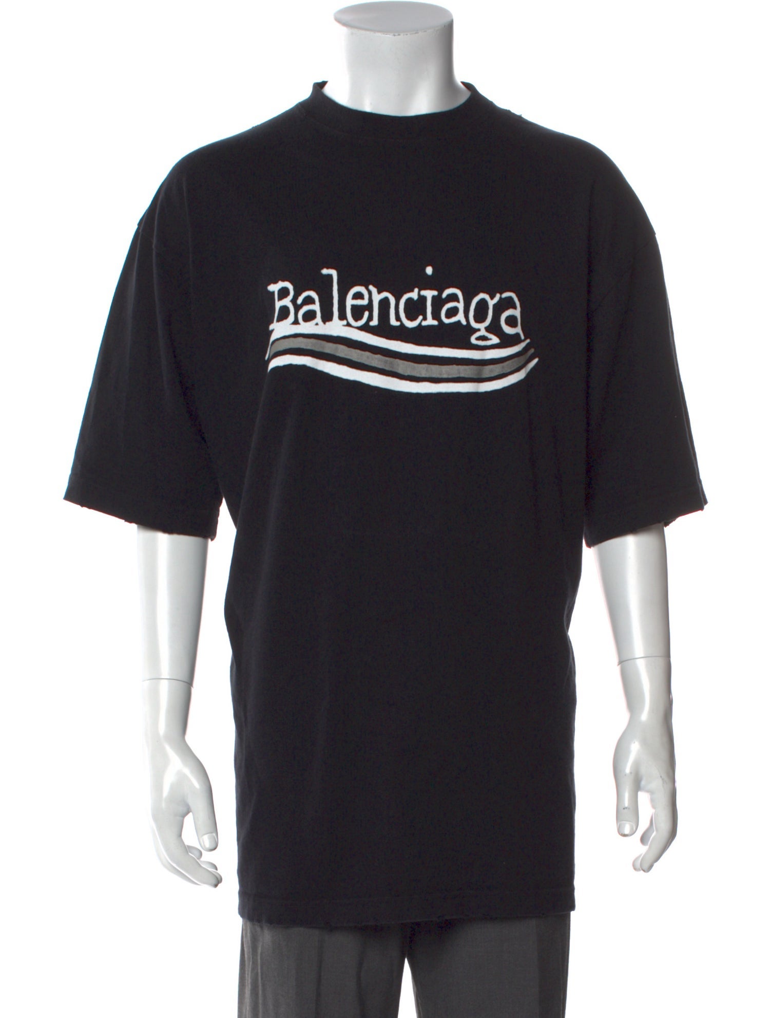 Balenciaga 2023 Signature Logo T-Shirt