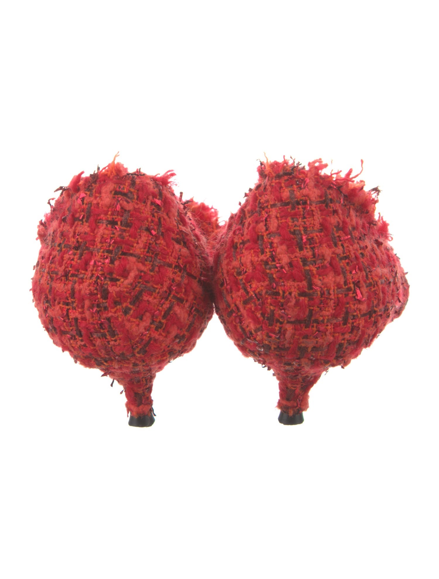 Balenciaga Tweed Tweed Pattern D'Orsay Pumps