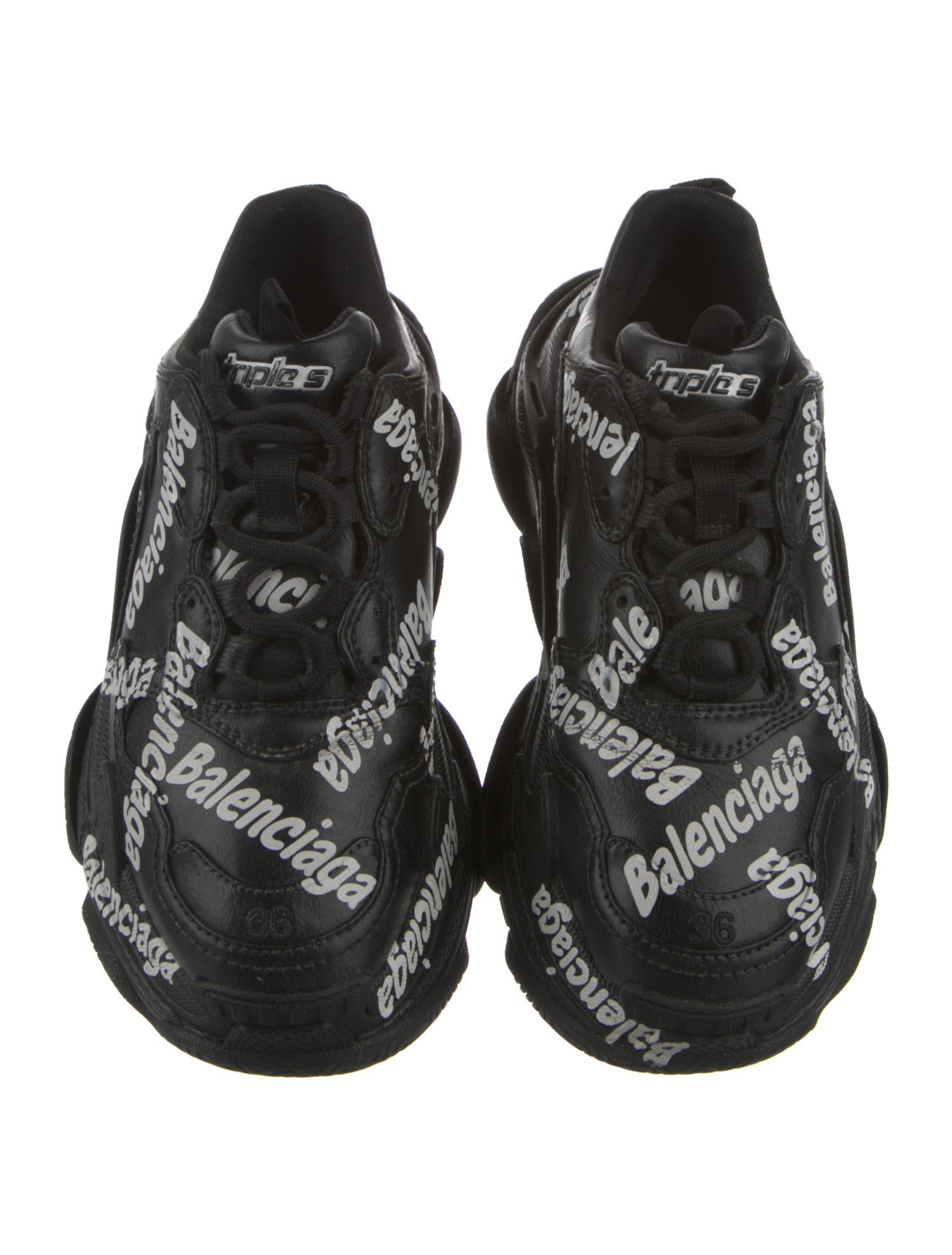 Balenciaga Triple S 'Allover Logo' Chunky Sneakers