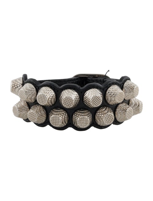 Balenciaga Arena Giant All Stud Two Row Bracelet