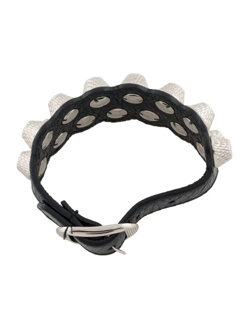 Balenciaga Arena Giant All Stud Two Row Bracelet