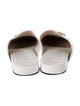 Balenciaga Signature Logo Embossed Leather Mules