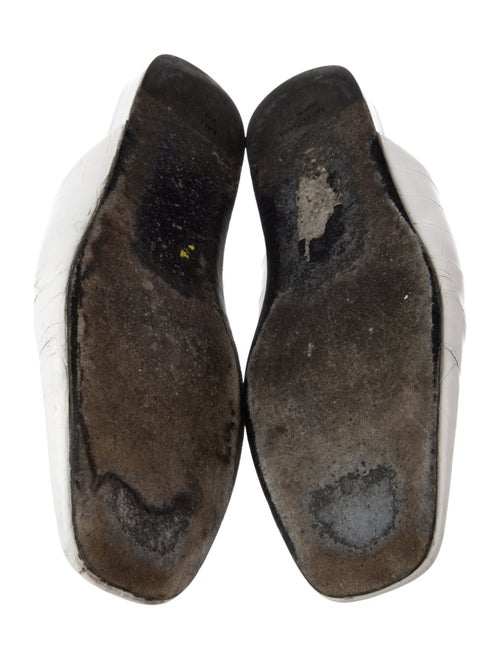 Balenciaga Signature Logo Embossed Leather Mules