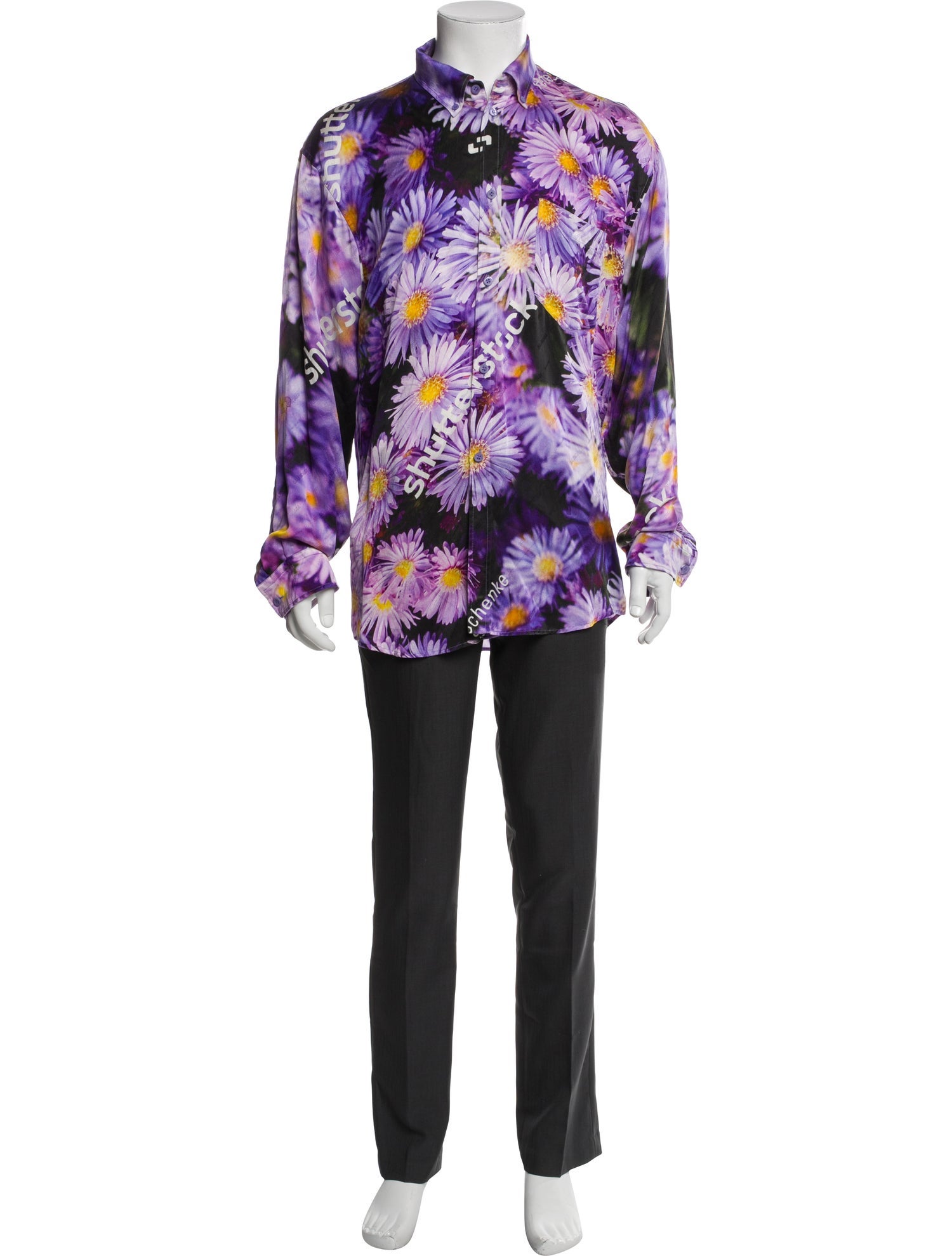 Balenciaga 2021 Silk Shirt